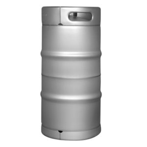 Image of a quarter barrel keg.