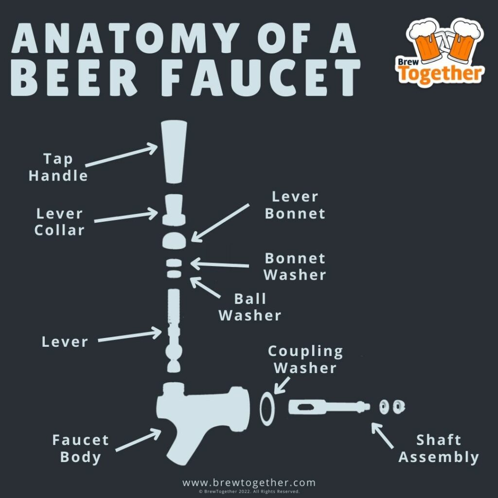 Anatomy of a Beer Faucet Infographic